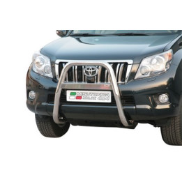 EC Homologated Bullbar, Misutonida 4x4 High Medium Bar, Color Silver, Toyota Land Cruiser 150 2009 - 2013 - EDK.ro
