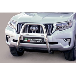 Bullbar Omologat RAR, Misutonida 4x4 High Medium Bar, Culoare Negru, Toyota Land Cruiser 150 2018 - Prezent - EDK.ro
