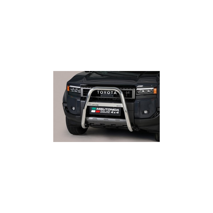 Bullbar Omologat RAR, Misutonida 4x4 High Medium Bar, Culoare Argintiu, Toyota Land Cruiser 250 - EDK.ro