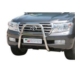 Bullbar Omologat RAR, Misutonida 4x4 High Medium Bar, Culoare Argintiu, Toyota Land Cruiser V8 - EDK.ro