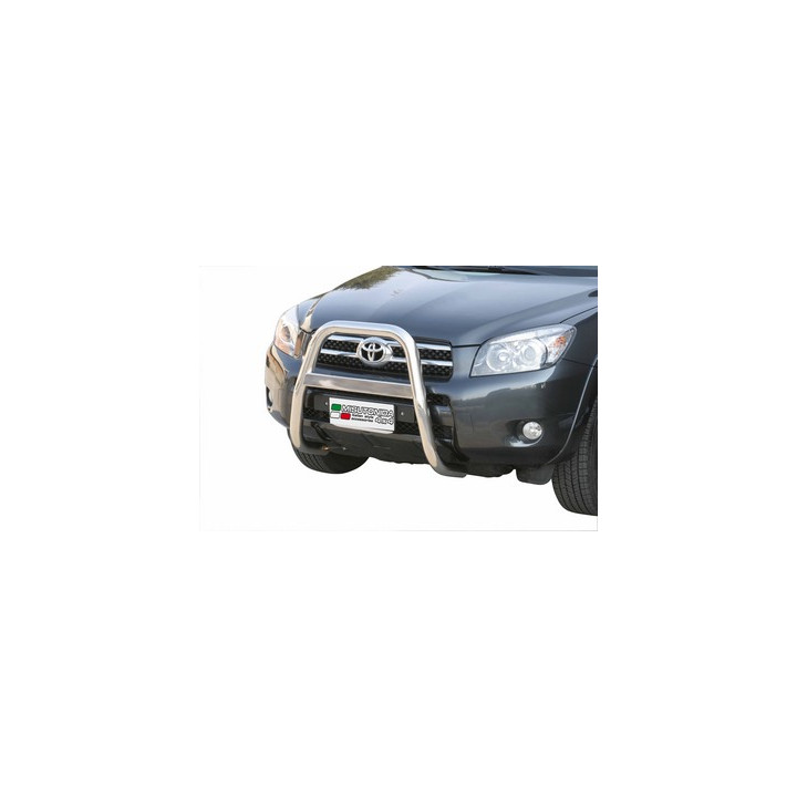 EC Homologated Bullbar, Misutonida 4x4 High Medium Bar, Color Black, Toyota RAV4 - EDK.ro