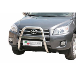 EC Homologated Bullbar, Misutonida 4x4 High Medium Bar, Color Silver, Toyota RAV4 - EDK.ro