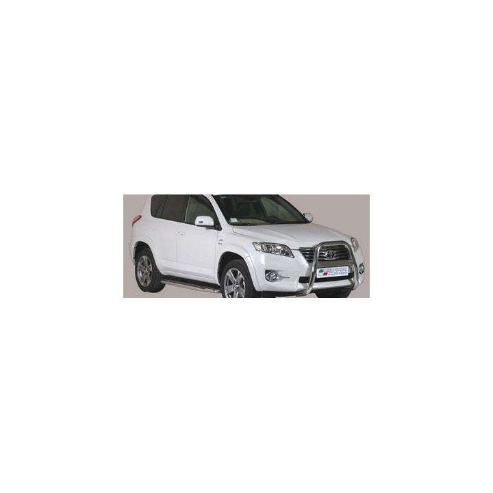 Bullbar Omologat RAR, Misutonida 4x4 High Medium Bar, Culoare Argintiu, Toyota RAV4 - EDK.ro