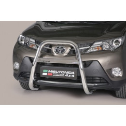 Bullbar Omologat RAR, Misutonida 4x4 High Medium Bar, Culoare Argintiu, Toyota RAV4 - EDK.ro