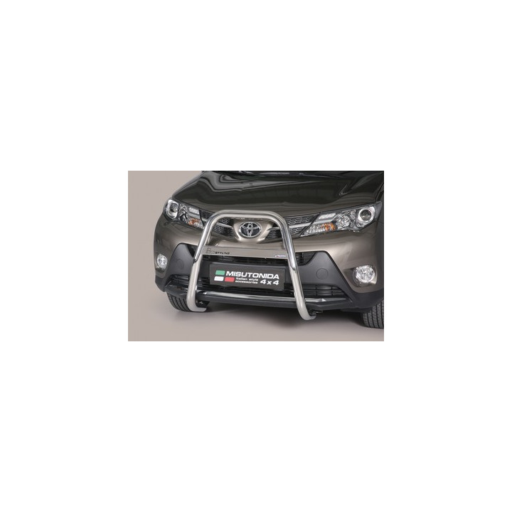 EC Homologated Bullbar, Misutonida 4x4 High Medium Bar, Color Silver, Toyota RAV4 - EDK.ro