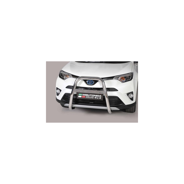 EC Homologated Bullbar, Misutonida 4x4 High Medium Bar, Color Black, Toyota RAV4 - EDK.ro