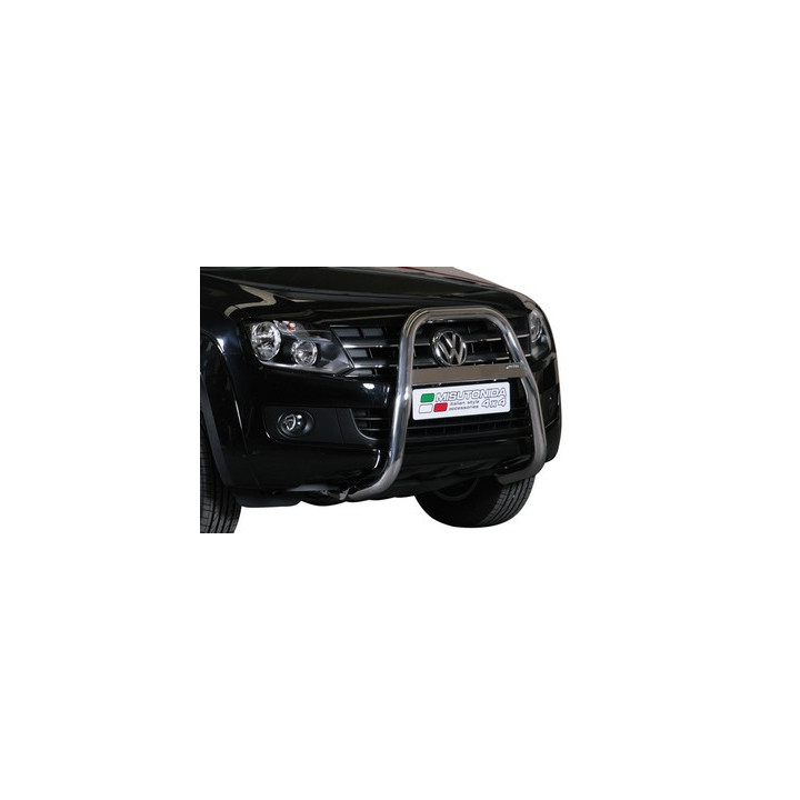 EC Homologated Bullbar, Misutonida 4x4 High Medium Bar, Color Black, Volkswagen Amarok 2010 - 2022 - EDK.ro