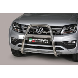 EC Homologated Bullbar, Misutonida 4x4 High Medium Bar, Color Silver, Volkswagen Amarok - EDK.ro