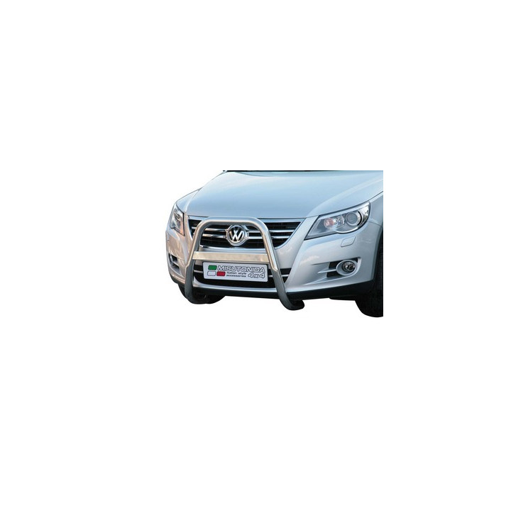 EC Homologated Bullbar, Misutonida 4x4 High Medium Bar, Color Black, Volkswagen Tiguan - EDK.ro