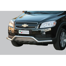 Bullbar Omologat RAR, Misutonida 4x4 Long Bar, Culoare Negru, Chevrolet Captiva - EDK.ro