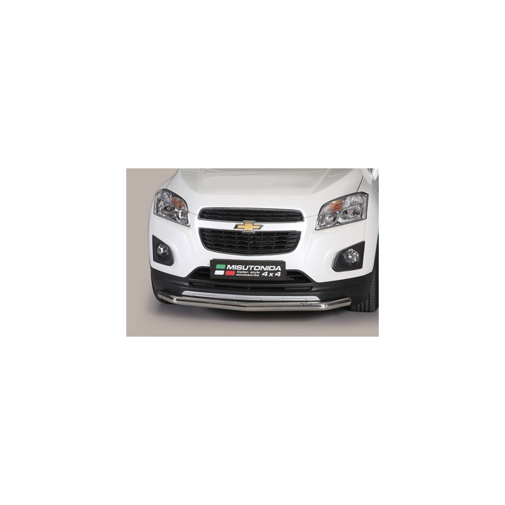 EC Homologated Bullbar, Misutonida 4x4 Long Bar, Color Black, Chevrolet Trax - EDK.ro