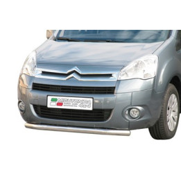 EC Homologated Bullbar, Misutonida 4x4 Long Bar, Color Black, Citroën Berlingo - EDK.ro