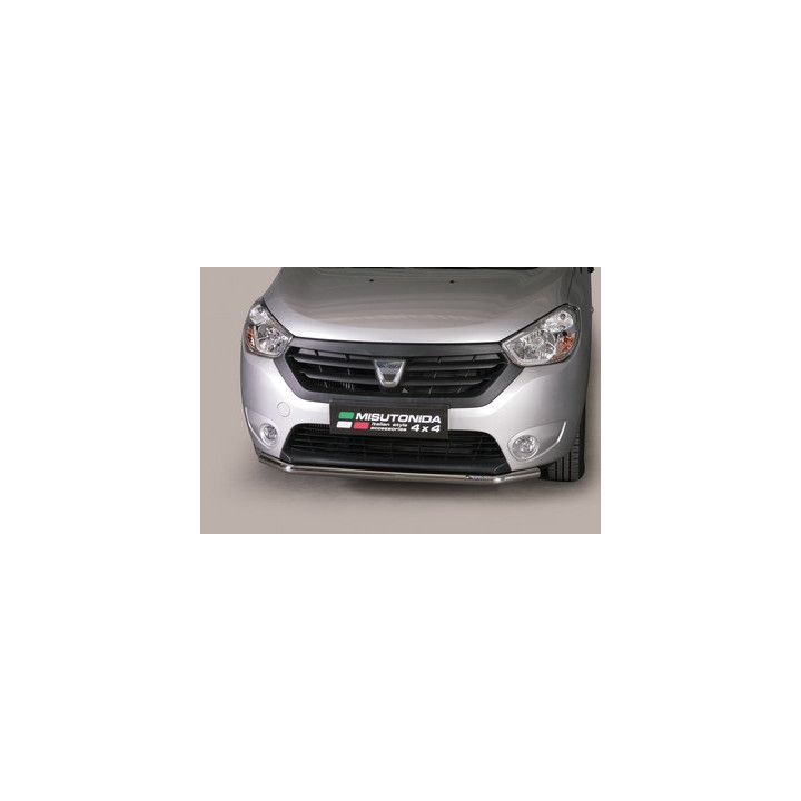 Bullbar Omologat RAR, Misutonida 4x4 Long Bar, Culoare Argintiu, Dacia Dokker - EDK.ro