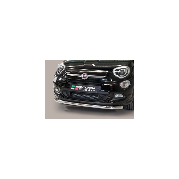 Bullbar Omologat RAR, Misutonida 4x4 Long Bar, Culoare Argintiu, Fiat 500 X - EDK.ro