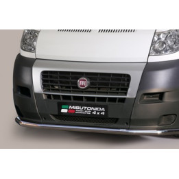 EC Homologated Bullbar, Misutonida 4x4 Long Bar, Color Silver, Fiat Ducato 2006 - 2013 - EDK.ro