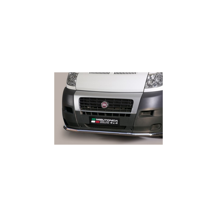 EC Homologated Bullbar, Misutonida 4x4 Long Bar, Color Black, Fiat Ducato 2006 - 2013 - EDK.ro