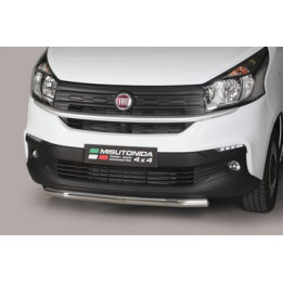 EC Homologated Bullbar, Misutonida 4x4 Long Bar, Color Black, Fiat Talento 2016 - Present - EDK.ro