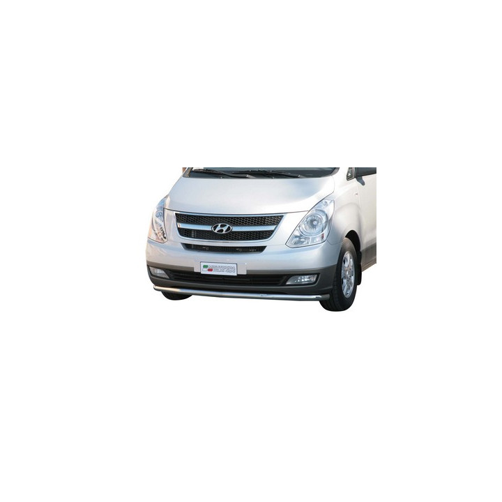EC Homologated Bullbar, Misutonida 4x4 Long Bar, Color Black, Hyundai H1 - EDK.ro