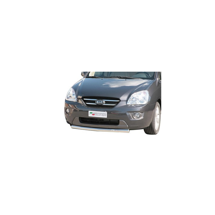 Bullbar Omologat RAR, Misutonida 4x4 Long Bar, Culoare Argintiu, Kia Carens - EDK.ro