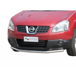 EC Homologated Bullbar, Misutonida 4x4 Long Bar, Color Black, Nissan Qashqai - EDK.ro