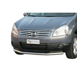 EC Homologated Bullbar, Misutonida 4x4 Long Bar, Color Black, Nissan Qashqai - EDK.ro