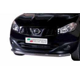EC Homologated Bullbar, Misutonida 4x4 Long Bar, Color Silver, Nissan Qashqai - EDK.ro