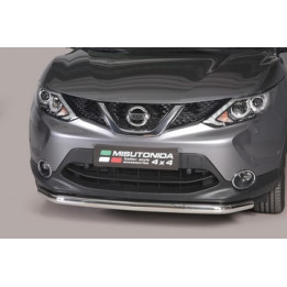 Bullbar Omologat RAR, Misutonida 4x4 Long Bar, Culoare Argintiu, Nissan Qashqai - EDK.ro