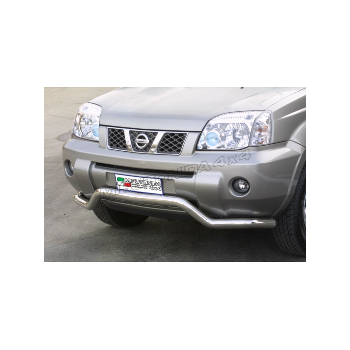 EC Homologated Bullbar, Misutonida 4x4 Long Bar, Color Silver, Nissan X-Trail - EDK.ro