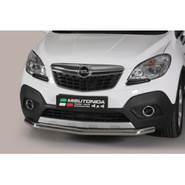 EC Homologated Bullbar, Misutonida 4x4 Long Bar, Color Silver, Opel Mokka - EDK.ro