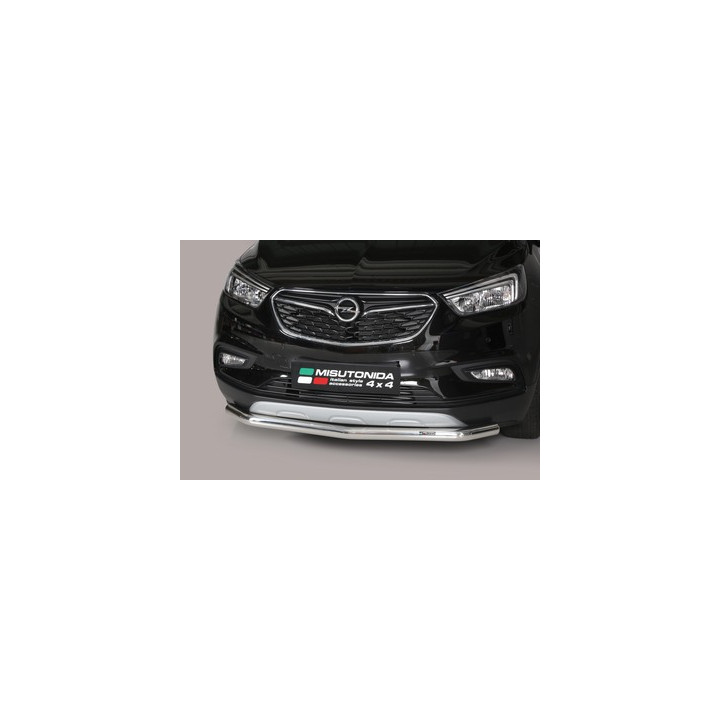 Bullbar Omologat RAR, Misutonida 4x4 Long Bar, Culoare Negru, Opel Mokka X - EDK.ro