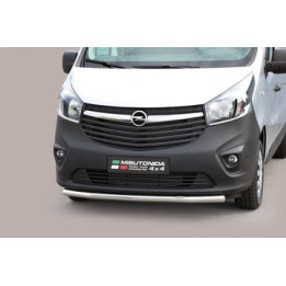 EC Homologated Bullbar, Misutonida 4x4 Long Bar, Color Silver, Opel Vivaro 2014 - 2018 - EDK.ro