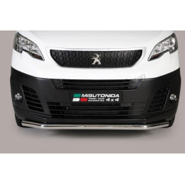 EC Homologated Bullbar, Misutonida 4x4 Long Bar, Color Silver, Peugeot Expert 2016 - Present - EDK.ro