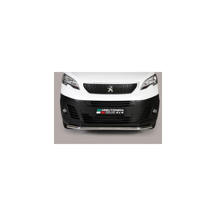 EC Homologated Bullbar, Misutonida 4x4 Long Bar, Color Black, Peugeot Expert 2016 - Present - EDK.ro