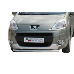EC Homologated Bullbar, Misutonida 4x4 Long Bar, Color Silver, Peugeot Partner - EDK.ro