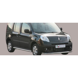 Bullbar Omologat RAR, Misutonida 4x4 Long Bar, Culoare Negru, Renault Kangoo - EDK.ro