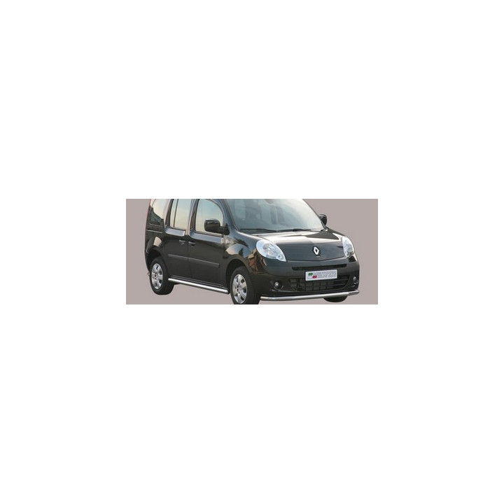 EC Homologated Bullbar, Misutonida 4x4 Long Bar, Color Black, Renault Kangoo - EDK.ro