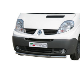 Bullbar Omologat RAR, Misutonida 4x4 Long Bar, Culoare Argintiu, Renault Trafic 2007 - 2013 - EDK.ro