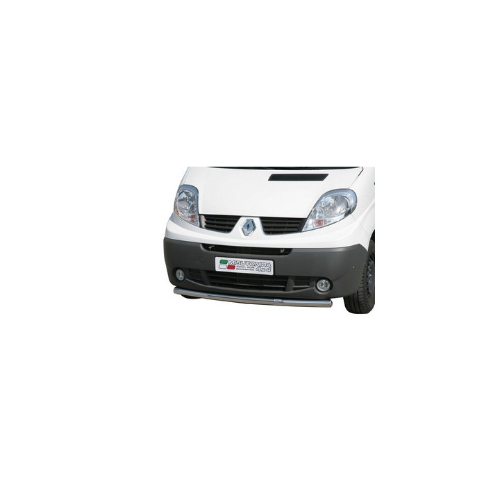 EC Homologated Bullbar, Misutonida 4x4 Long Bar, Color Silver, Renault Trafic 2007 - 2013 - EDK.ro