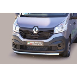 EC Homologated Bullbar, Misutonida 4x4 Long Bar, Color Black, Renault Trafic 2014 - Present - EDK.ro