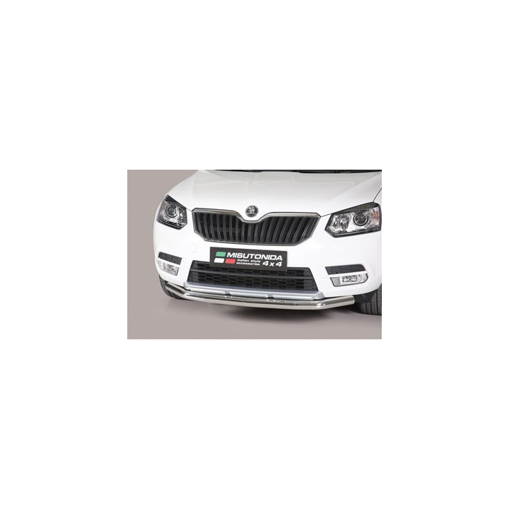 EC Homologated Bullbar, Misutonida 4x4 Long Bar, Color Black, Škoda Yeti - EDK.ro