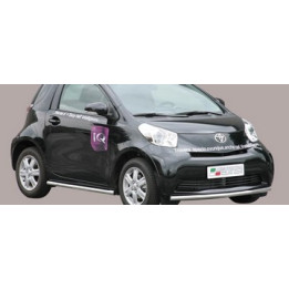 EC Homologated Bullbar, Misutonida 4x4 Long Bar, Color Black, Toyota IQ - EDK.ro