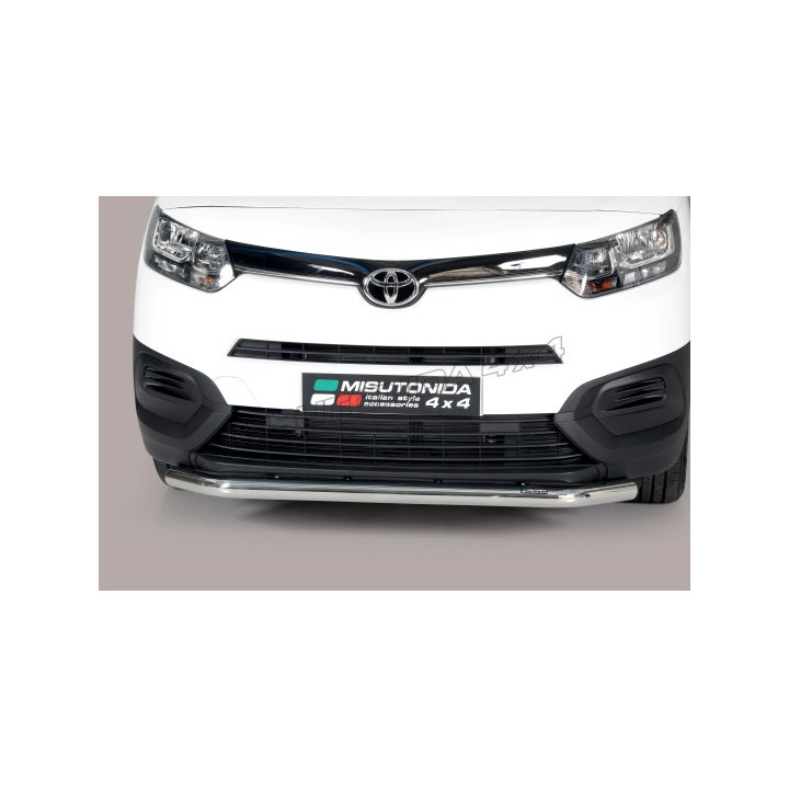 Bullbar Omologat RAR, Misutonida 4x4 Long Bar, Culoare Argintiu, Toyota ProAce City - EDK.ro