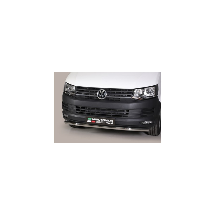 Bullbar Omologat RAR, Misutonida 4x4 Long Bar, Culoare Argintiu, Volkswagen Transporter T6 2015 - 2018 - EDK.ro