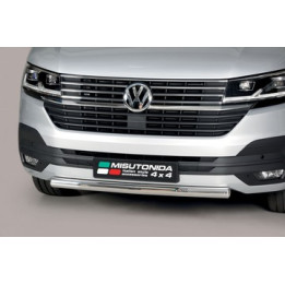 Bullbar Omologat RAR, Misutonida 4x4 Long Bar, Culoare Negru, Volkswagen Transporter T6.1 2019 - 2021 - EDK.ro