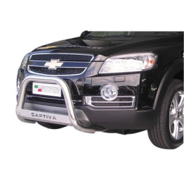 EC Homologated Bullbar, Misutonida 4x4 Medium Bar, Color Black, Chevrolet Captiva - EDK.ro