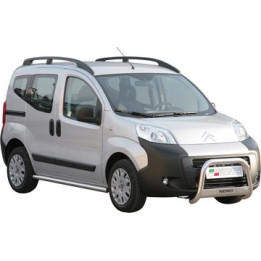 EC Homologated Bullbar, Misutonida 4x4 Medium Bar, Color Black, Citroën Nemo - EDK.ro