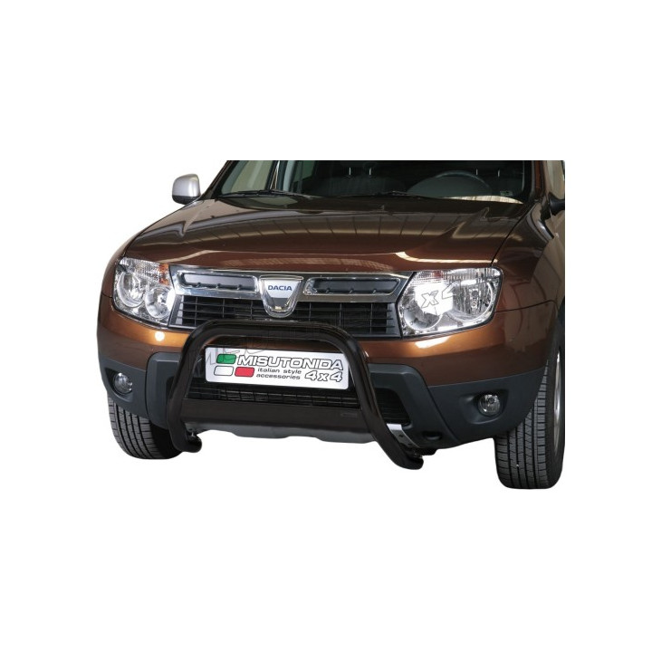 EC Homologated Bullbar, Misutonida 4x4 Medium Bar, Color Black, Dacia Duster - EDK.ro