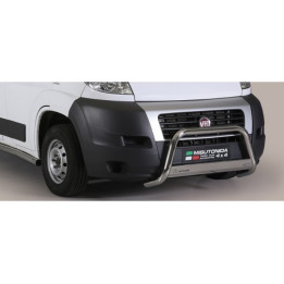 EC Homologated Bullbar, Misutonida 4x4 Medium Bar, Color Silver, Fiat Ducato 2006 - 2013 - EDK.ro