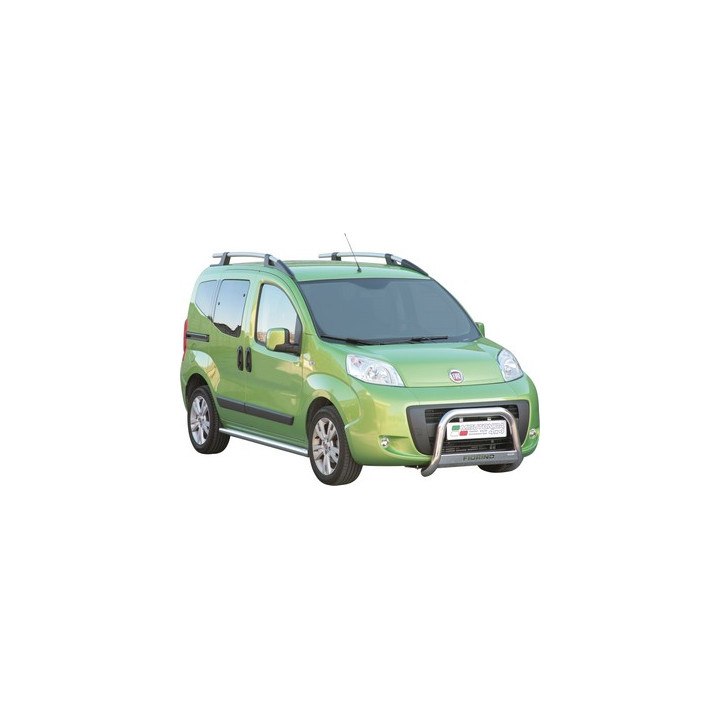 EC Homologated Bullbar, Misutonida 4x4 Medium Bar, Color Black, Fiat Fiorino - EDK.ro