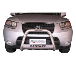 EC Homologated Bullbar, Misutonida 4x4 Medium Bar, Color Black, Hyundai Santa Fe - EDK.ro